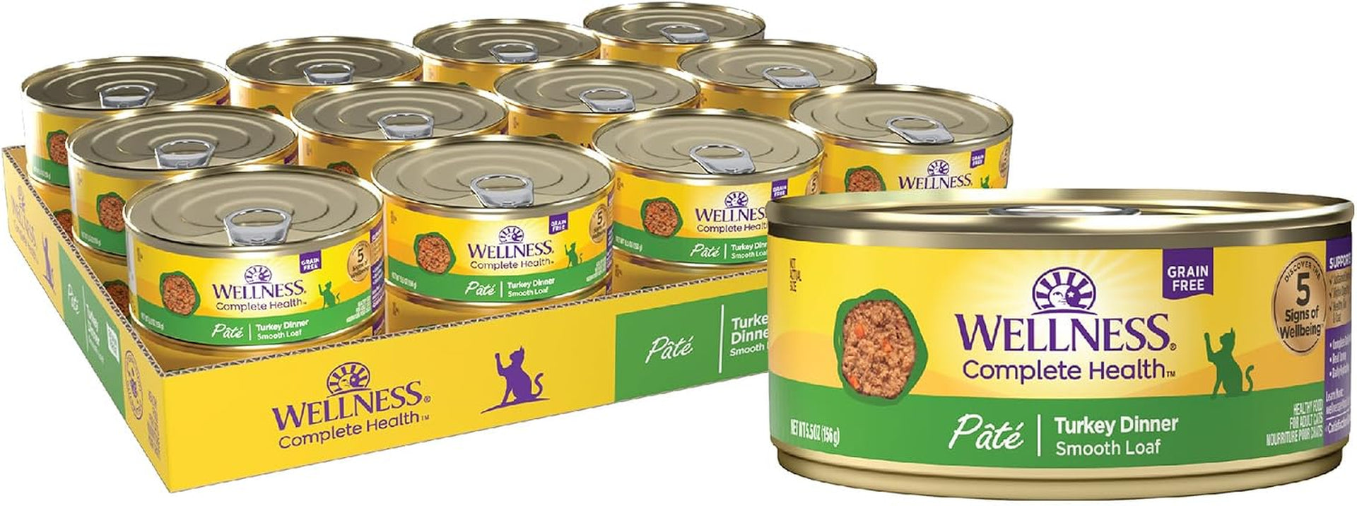 wellness-complete-health-pate-adult-canned-wet-cat-food-natural-protein-rich-grain-free-chicken-entree-recipe-3-oz-pack-of-24-cans
