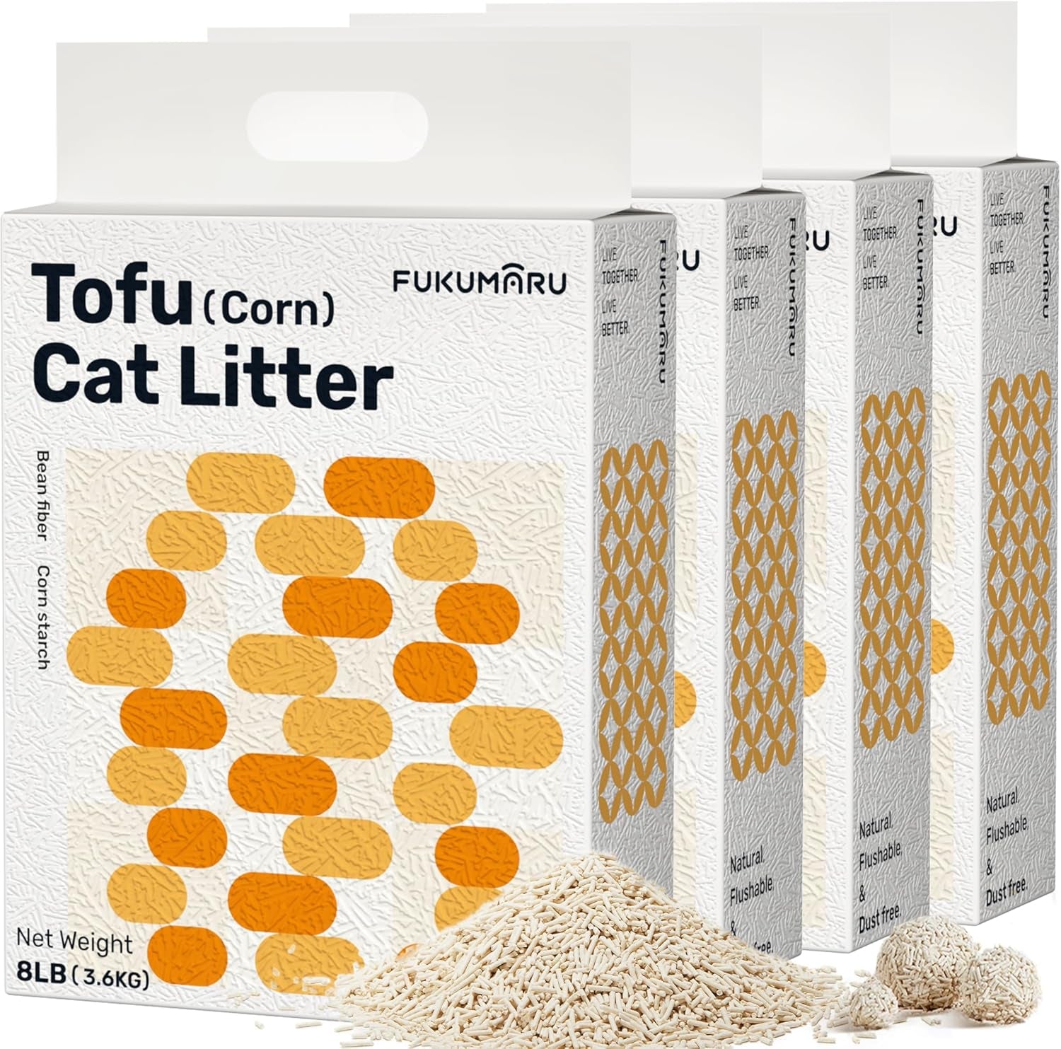 fukumaru-tofu-cat-litter-natural-lightweight-unscented-cat-litter-pellets-99-9-dust-free-quick-clumping-effective-odor-control-flushable-low-tracking-18-lbs-3-packs