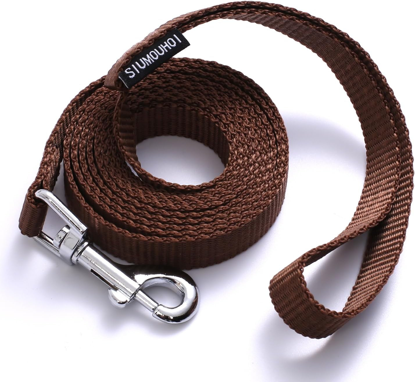 6-ft-puppy-leashes-strong-traditional-style-leash-with-easy-to-use-collar-hook-dog-lead-great-for-small-and-medium-and-large-dog-pink-5-8-in-x-6-ft