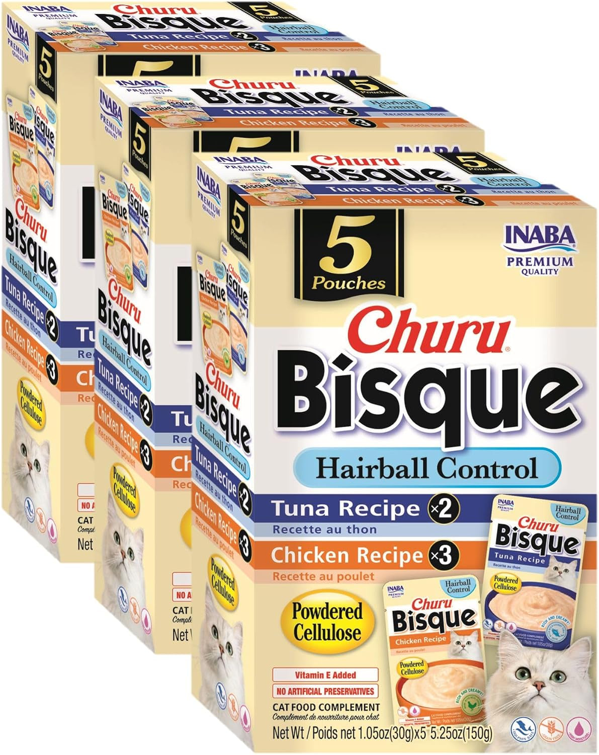 inaba-churu-bisque-indoor-care-for-hairball-control-for-cats-creamy-lickable-puree-side-dish-with-vitamin-e-1-05-ounce-pouch-15-pouch-tuna-recipe