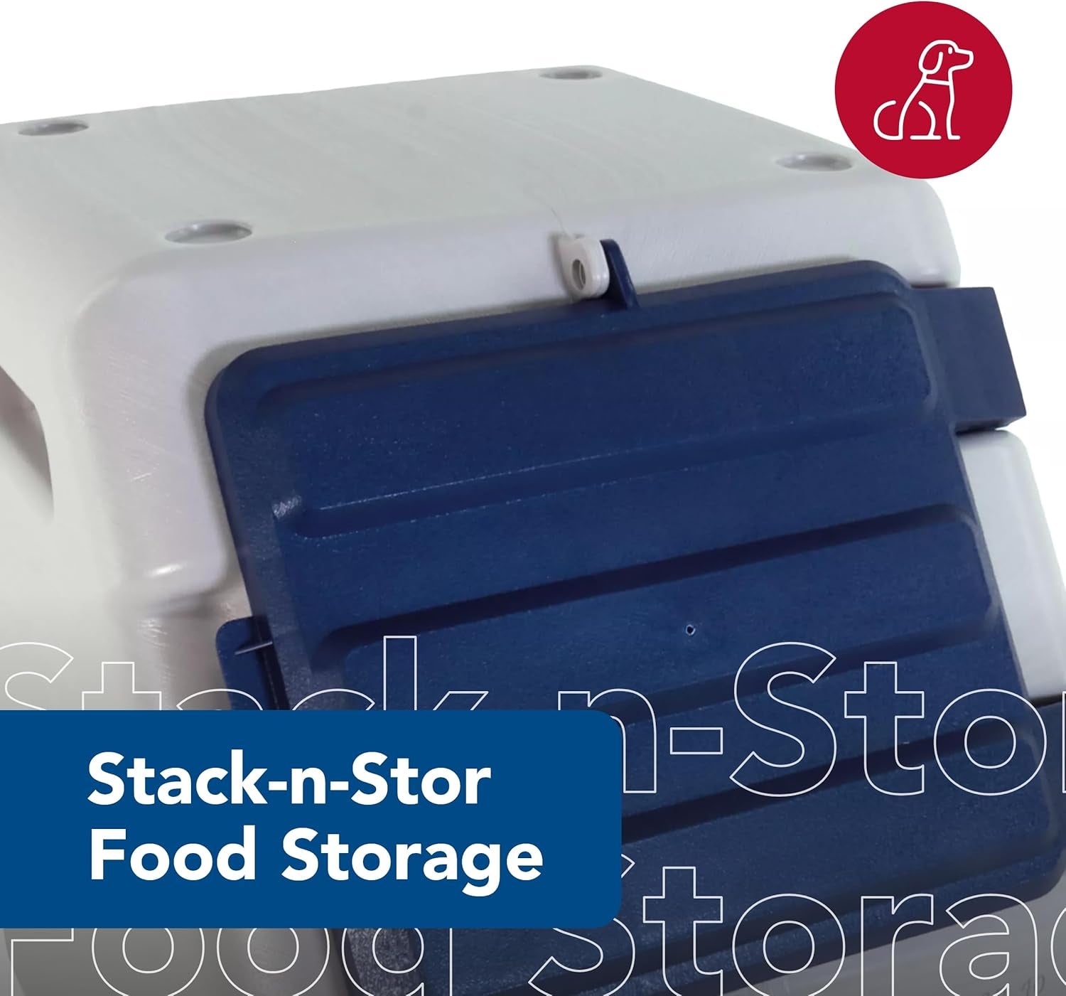 coastal-pet-bergan-stack-n-stor-food-storage-stackable-dog-cat-food-keeping-container-outdoor-vault-to-protect-from-pests-weather-durable-storage-bin-9-gallons