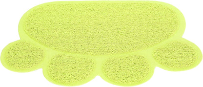 Cat Litter Tray, PVC Dog Mat Antislip Shape Pet Puppy Non Slip Box Liners Feeding Bowl Placemat Supplies for Cats and Dogs (Claw Shape)1