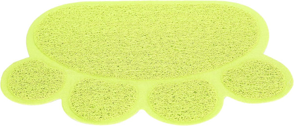 Cat Litter Tray, PVC Dog Mat Antislip Shape Pet Puppy Non Slip Box Liners Feeding Bowl Placemat Supplies for Cats and Dogs (Claw Shape)1