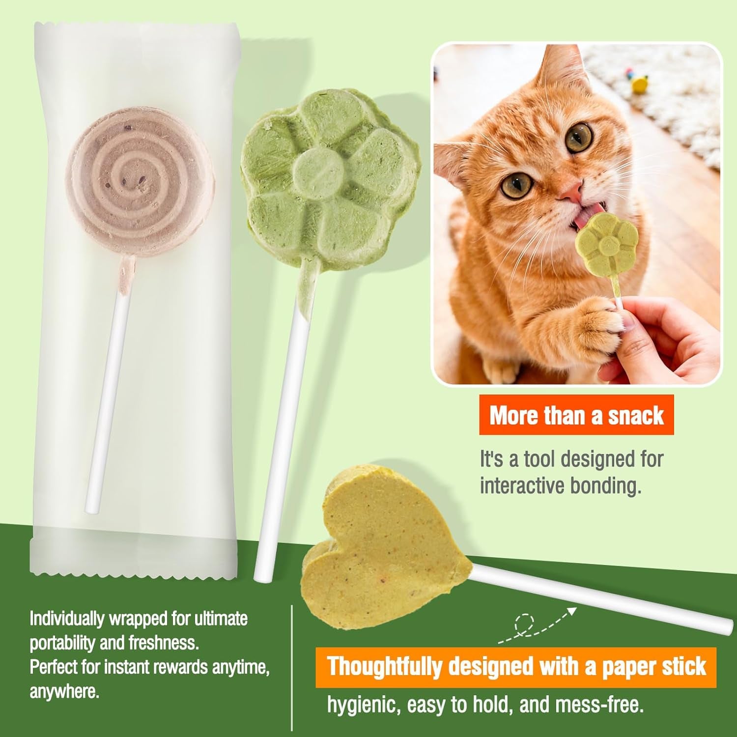 freeze-dried-cat-treats-cat-lollipop-treats-cat-grass-treats-chicken-lollipops-high-protein-nutrient-snacks-interactive-cat-toy-food-toppers-21pcs