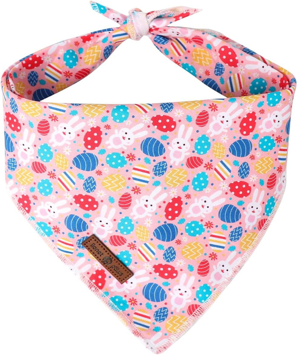 lionet-paws-dog-bandana-for-small-medium-large-dogs-cat-kerchief-blue-doit-triangle-bibs-scarf-for-girl-or-boy