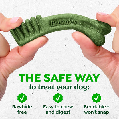 Greenies Regular Dental Dog Treats, Original Chicken Flavor, 36 Count | Clinically-Proven, Veterinarian-Recommended, 47% Less Tartar & 40% Less Plaque in 28 Days, for Dogs 25-50 Lbs, 36 Oz. Pack8