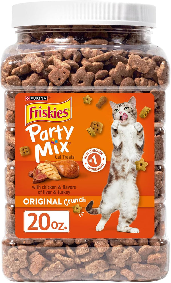 Purina Friskies Cat Treats, Party Mix Original Crunch - 30 Ounce (Pack of 1)16