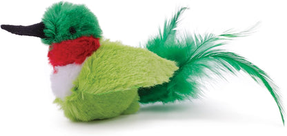 Ourpets Play-N-Squeak Real Birds Interactive Cat Toys with Catnip (Cat Toys for Indoor Cats; Catnip Toy for Cats with Bird Chirping Electronic Sound and Feather)7
