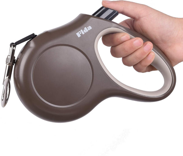 Fida Retractable Dog Leash, 16 Ft Dog Walking Leash for Small Dogs up to 26 Lbs, 360° Tangle Free, Black24