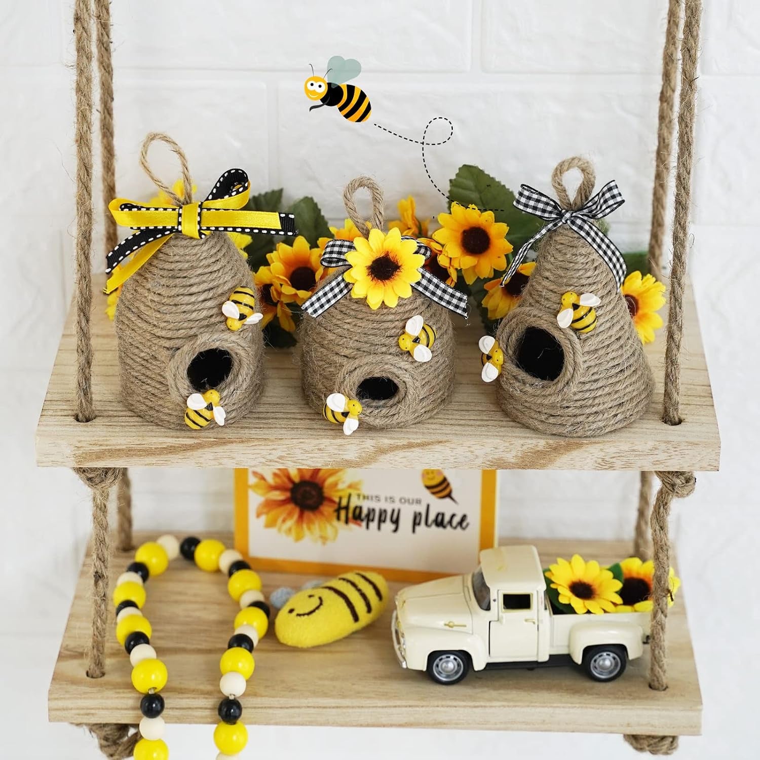 bee-hive-decor-bumble-bee-rustic-hive-natural-bee-house-bee-party-decor-3pa-bumble-bee-theme-party-decor-spring-summer-rustic-farmhouse-kitchecn-table-decorations-honey-bee-tiered-tray-decoration