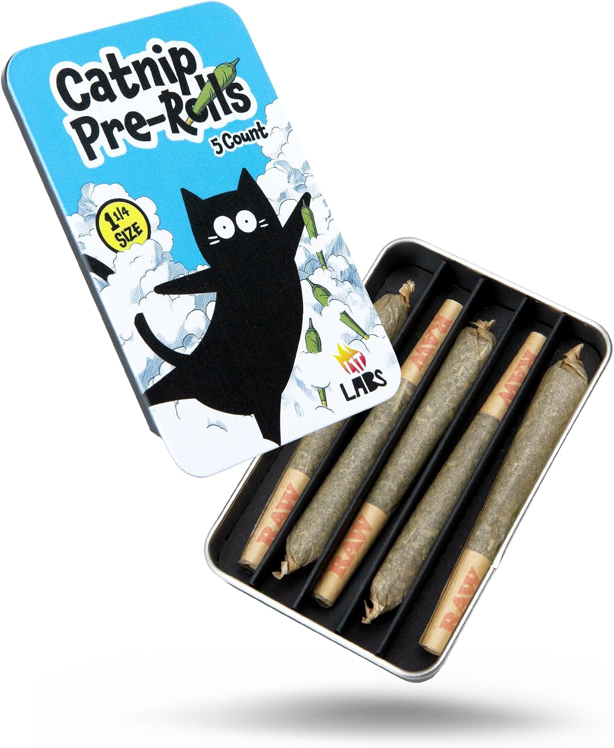 lit-labs-catnip-joint-5-organic-pre-rolls-papers-to-fix-a-bad-cattitude-funny-cat-toy-for-indoor-cats-with-existential-dread