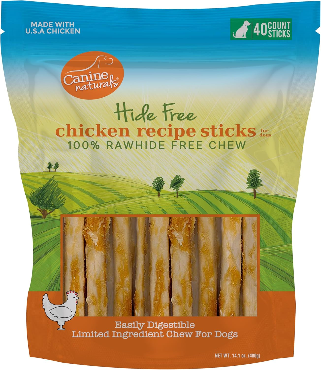canine-naturals-rawhide-free-chicken-recipe-dog-chews-sticks-40-count-100-rawhide-free-usa-raised-chicken-all-natural-easily-digestible-5-in-sticks-dog-treats-for-all-dogs-value-pack