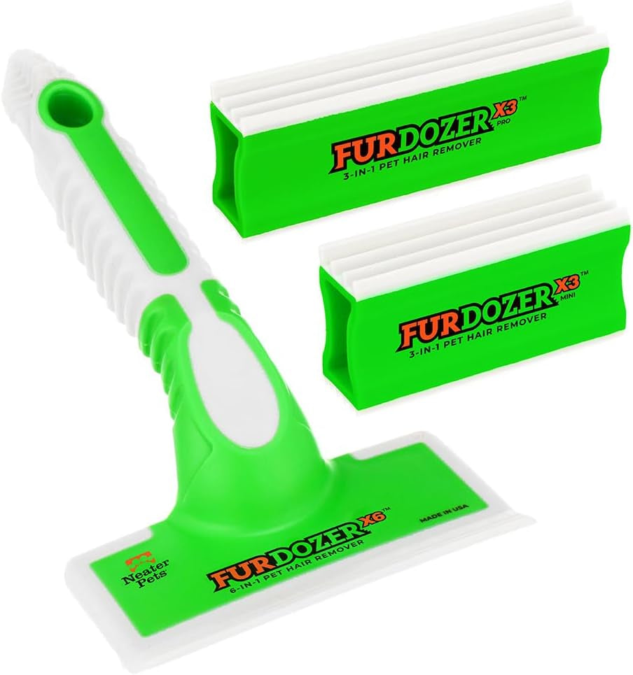 furdozer-pet-hair-remover-auto-detailing-tools-cat-dog-hair-remover-for-carpets-car-interiors-couches-bedding-pet-furniture-green-2-pack-x3-pro