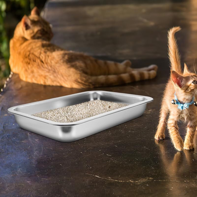 inoomp-stainless-steel-cat-litter-box-open-design-large-metal-litter-pan-easy-to-clean-portable-kitten-tray-for-cats-and-small-pets