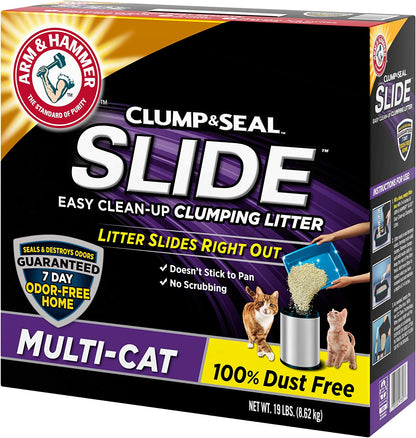 Arm & Hammer Slide Multi-Cat Easy Clean-Up Litter, 19 Lb (033200973577)14
