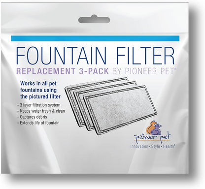 Pioneer Pet Replacement Filters for Plastic Fountains1