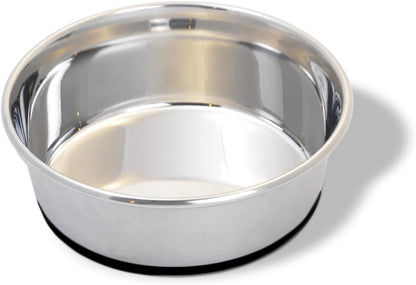 Van Ness Pets Medium Lightweight Stainless Steel Dog Bowl, 32 OZ Food and Water Dish, Natural4