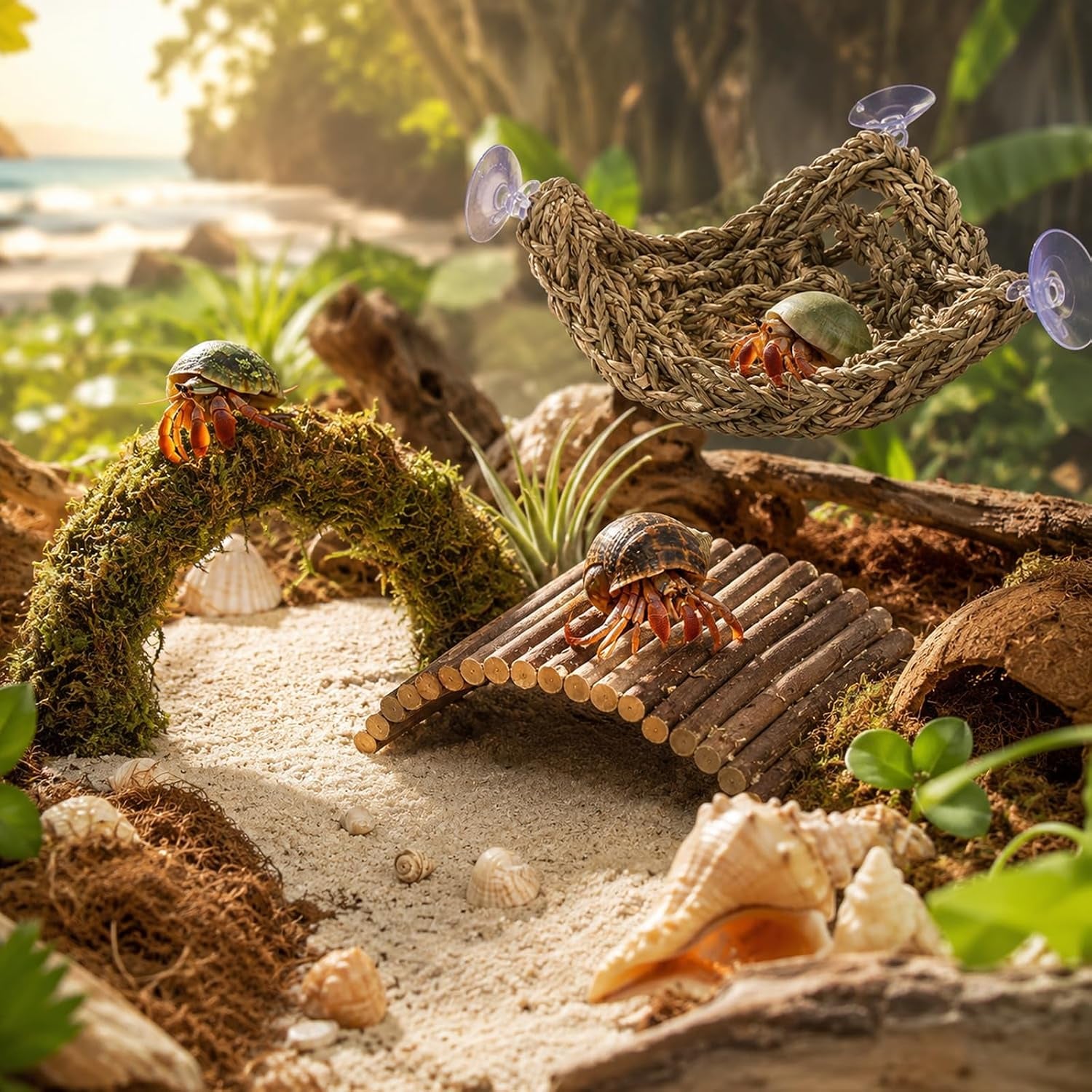 herccocci-hermit-crab-accessories-hermit-crab-toys-flexible-climbing-bridge-reptile-hammock-habitat-decor-for-hermit-crabs-leopard-geckos-crested-tortoise-snake