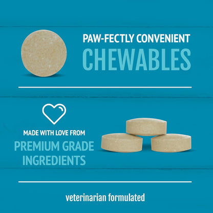 Petnc Natural Care Brewers Yeast Dog Skin and Coat Supplement (250 Chewables), with B Vitamins, Antioxidants & Minerals, Promotes Healthy Skin & Glossy Coat, for Dogs 10 Lbs & over | Brewers Yeast with B Vitamins, Glossy Coat, Dogs, Tasty Chewable Tablets for Dogs 10 Lbs & Over3