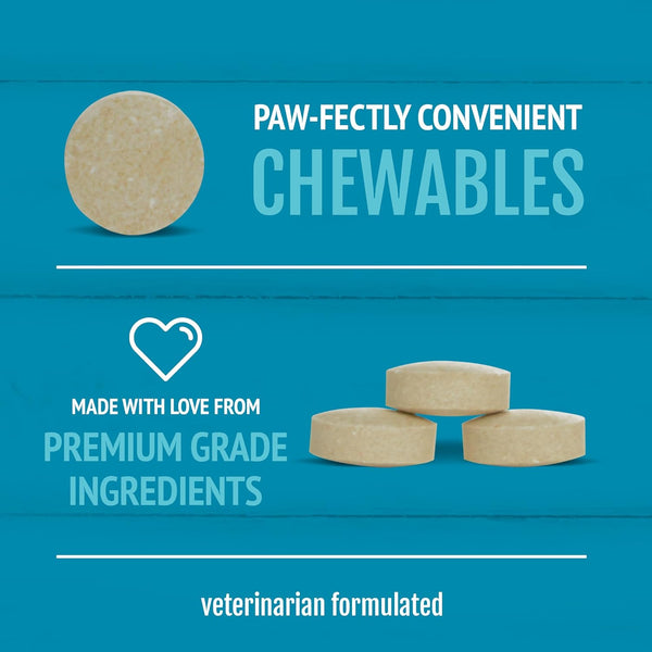 Petnc Natural Care Brewers Yeast Dog Skin and Coat Supplement (250 Chewables), with B Vitamins, Antioxidants & Minerals, Promotes Healthy Skin & Glossy Coat, for Dogs 10 Lbs & over | Brewers Yeast with B Vitamins, Glossy Coat, Dogs, Tasty Chewable Tablets for Dogs 10 Lbs & Over3