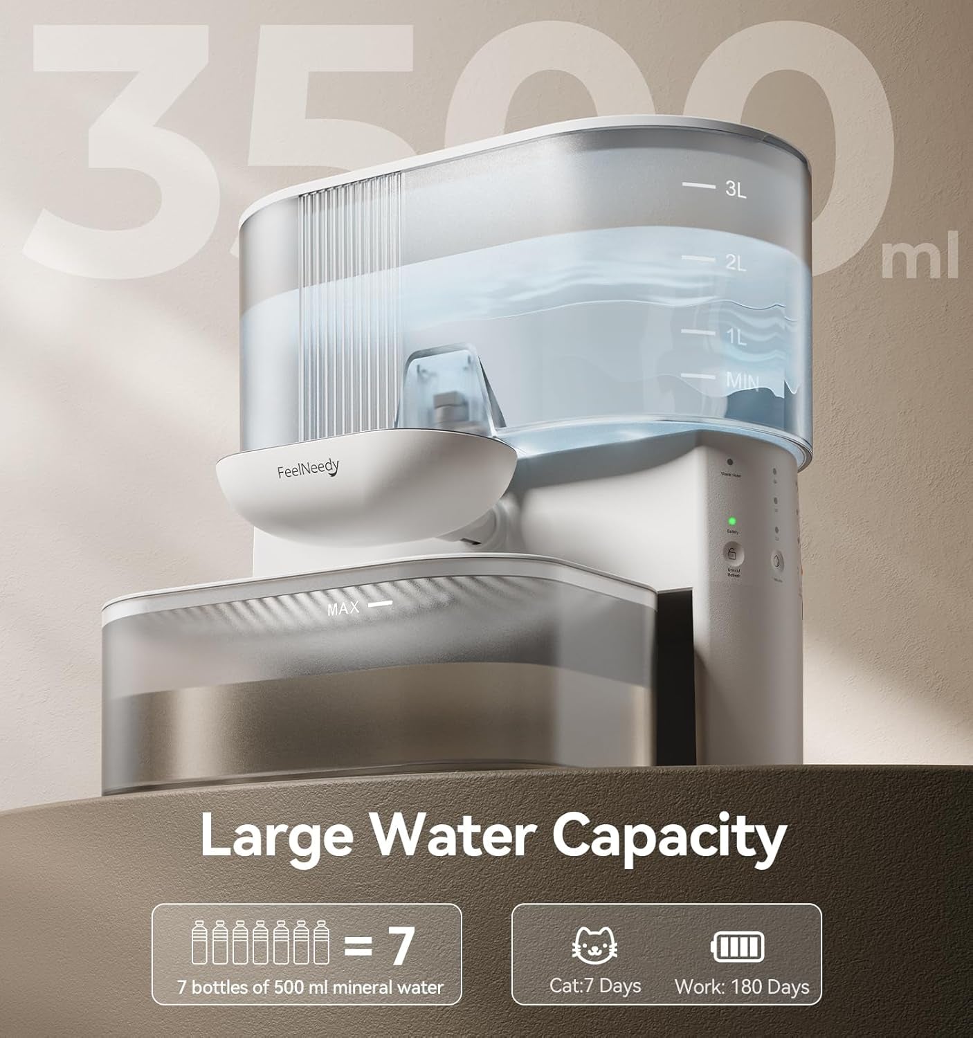 wireless-cat-water-fountain-no-filters-wastewater-separation-feelneedy-stainless-steel-bowl-3-5l-pet-water-fountain-for-cats-dogs-dispenser-white