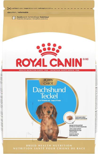 ROYAL CANIN Breed Health Nutrition Dachshund Puppy Dry Dog Food, 2.5 Lb Bag | Specialized Nutrition for Dachshund Puppies, Supports Healthy Growth, Tailored Kibble Shape, 2.5 Pound Bag1