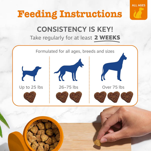 Zesty Paws Multi Collagen Soft Chews for Dogs - for Hip, Joint & Cartilage Support + Skin Health - with Collagen - plus Eggshell Membrane, Vitamin C & Hyaluronic Acid - 90 Count4