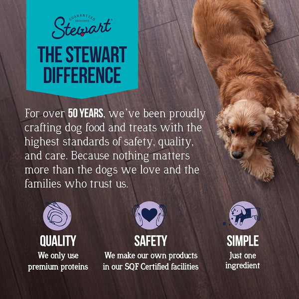 Stewart Freeze Dried Dog Treats, 100% Venison Liver, 3 Oz Pouch | Premium Quality Raw Protein, Single Ingredient, High Protein Training Treats & Food Topper, No Refrigeration, Cat Friendly2
