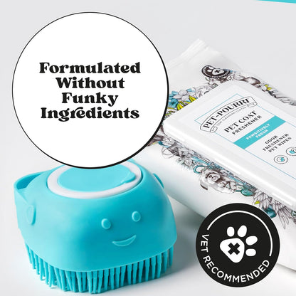 Poo-Pourri Pawsitively Fresh Deodorizing Pet Wipes – Quick Cleaning Wipes for Dogs & Cats – Plant Based Ingredients – Vet Recommended – Cleaner Odor Remover Wipes for Paw, Fur & Skin Soothing5