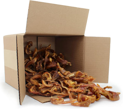 Best Pet Supplies Gigabite Whole Pig Ears for Dogs - 25 Count | Single Ingredient, All Natural Pig Ears, Supports Dental Health, Perfect for Training, Slow Roasted Chews8