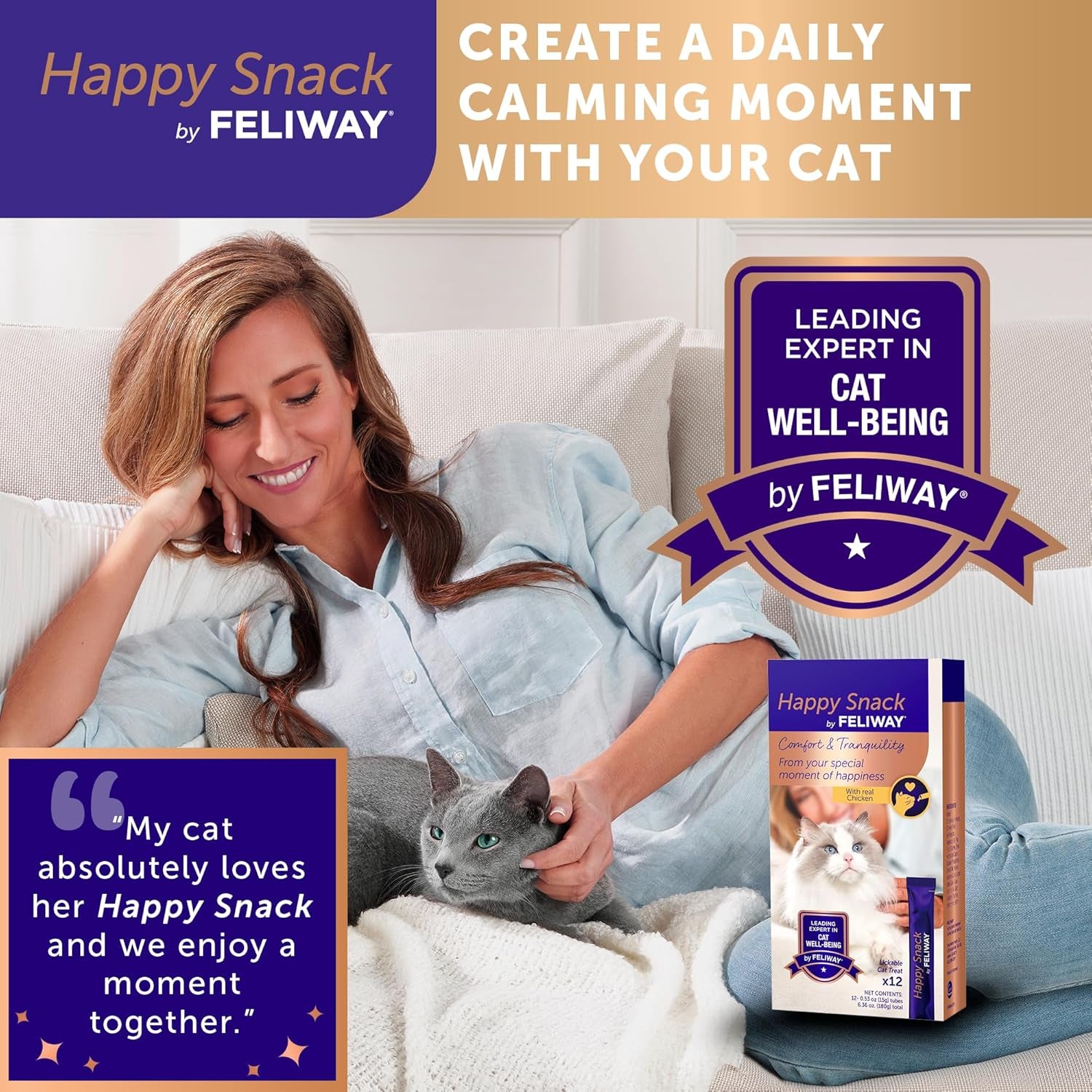 happy-snack-by-feliway®-delicious-lickable-squeezable-puree-cat-treats-for-a-daily-calming-routine-made-with-real-chicken-12-pack-0-5oz-tubes