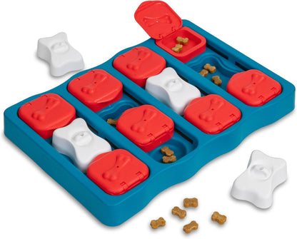 Outward Hound by Nina Ottosson Dog Brick – Interactive Treat Puzzle Enrichment Toy, Level 2 Intermediate1