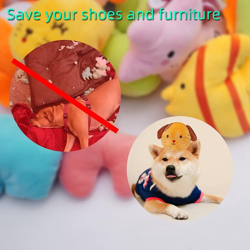 27-pack-puppy-squeaky-toy-different-designs-squeakers-pet-toys-cute-bulk-plush-dog-toys-for-small-dogs