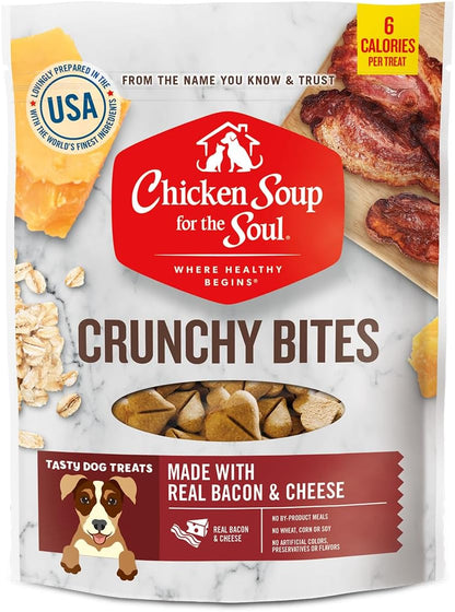 Chicken Soup for the Soul Pet Food Crunchy Bites Dog Treats, Chicken, 12 Ounce Bag | Soy, Corn & Wheat Free, No Artificial Flavors or Preservatives11