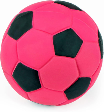 CHIWAVA 3PCS 2.7'' Squeak Latex Dog Toy Football Chew Fetch Throw Ball for Medium Dogs Interactive Play8