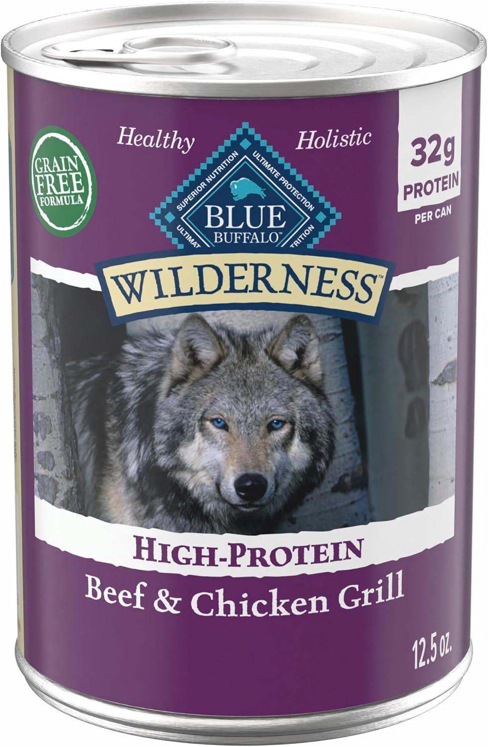 blue-buffalo-wilderness-grain-free-adult-wet-dog-food-beef-chicken-grill-32g-protein-per-can-12-5-oz-can-pack-of-12