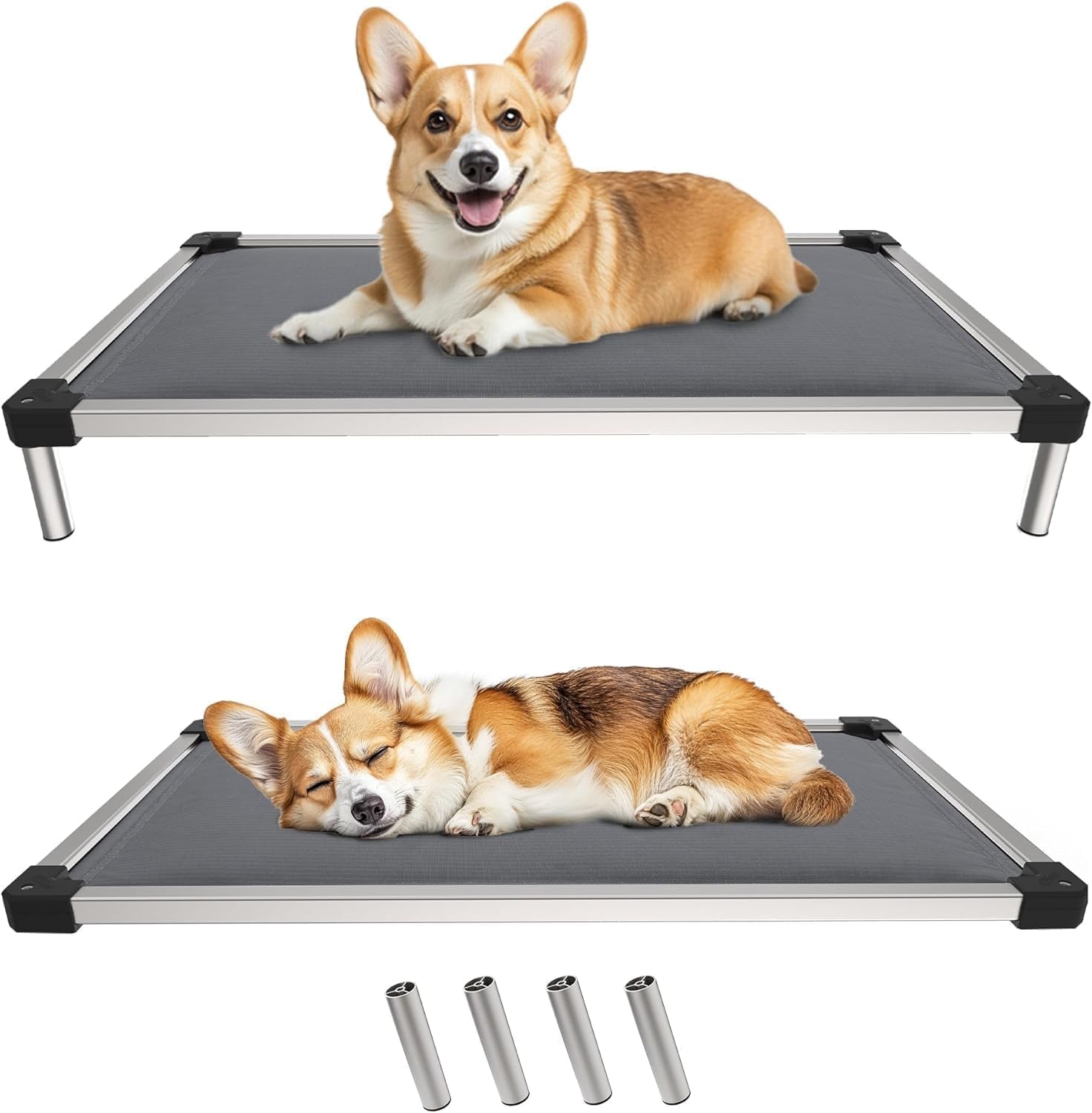 fxw-titannest-padded-chew-proof-elevated-dog-bed-for-large-dogs-easy-to-clean-pre-assembly-raised-cot-indoor-outdoor-camping-47-x-29-x-7-3in