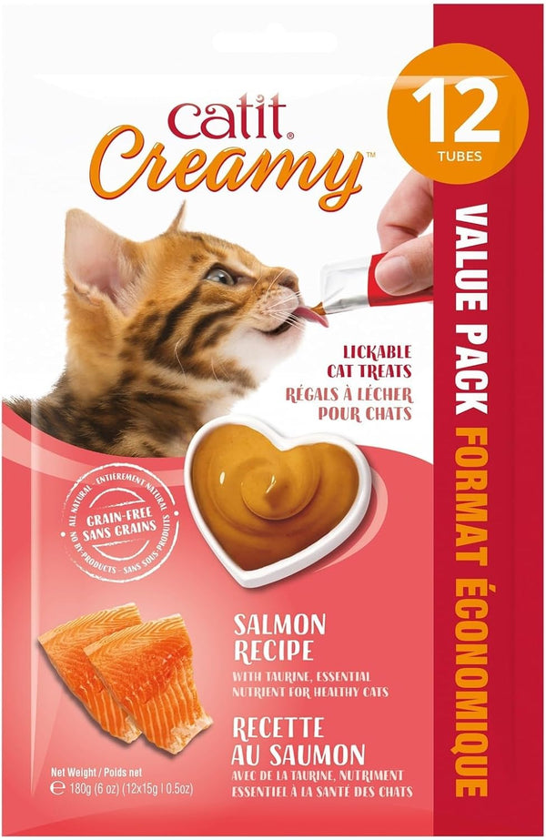 Catit Creamy Lickable Cat Treat – Hydrating and Healthy Treat for Cats of All Ages - Assortment, 72-Pack5
