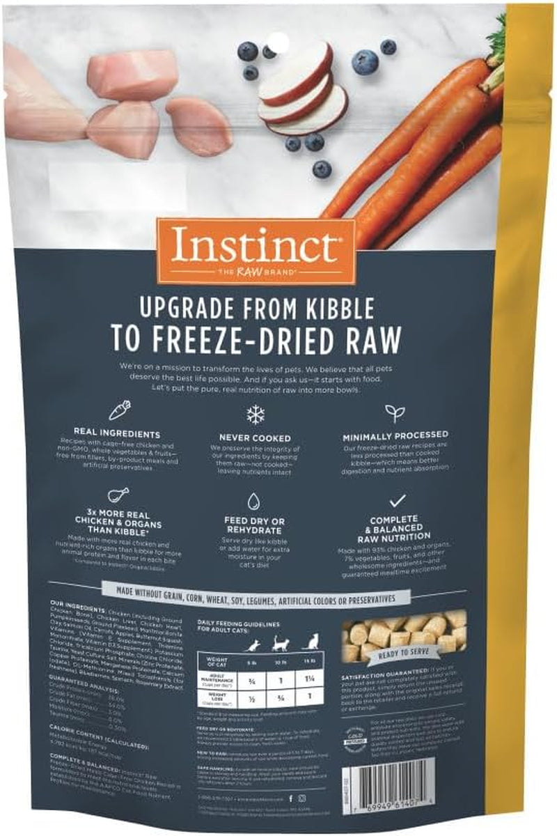 instinct-freeze-dried-raw-meals-natural-cat-food-chicken-9-5-oz-bag-freshdried-raw-93-meat-organs-7-non-gmo-vegetables-fruits-other-wholesome-ingredients-supports-overall-vitality