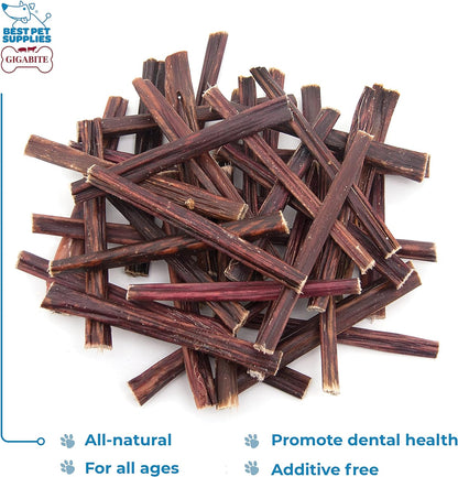 Gigabite Beef Esophagus Dog Treats Sticks - 6 Inch , 40 Pack | All Natural, Single-Ingredient Beef Gullet Chews, High Protein, Rawhide Free, Supports Dental Health2