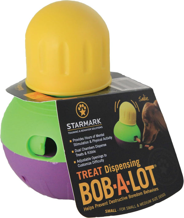 Starmark Treat Dispensing Bob-A-Lot Small Dog Interactive Feeder Toy2
