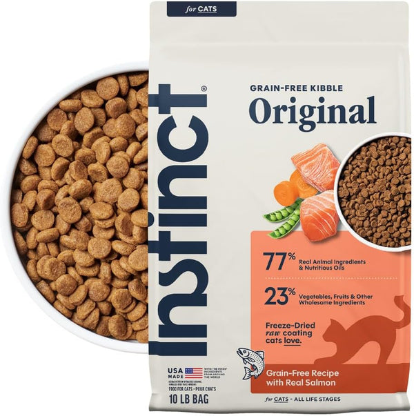 Instinct Original Dry Cat Food, Raw Coated Kibble, Real Chicken, 5 Lb. Bag | Raw-Coated Kibble with Cage-Free Chicken for Strong Muscles, Digestive Health, and Healthy Skin & Coat, Grain-Free15