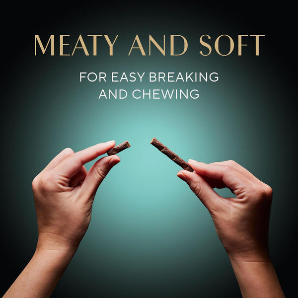 Sheba Meaty Tender Sticks Cat Treats, Chicken, Salmon, & Tuna, 70 Count | Chicken, Tuna & Salmon Flavor, Real Meat, Healthy Fats & Fatty Acids, Essential Amino Acids, Soft Texture, No Artificial Dyes2