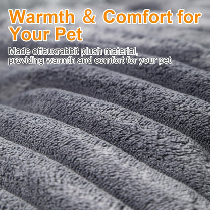 Cat Beds for Indoor Cats,Washable round Donut Dog Bed(Grey,S) | Cute Fluffy Puppy Dogs Beds for Small Dogs Cat Bed with Anti-Slip Bottom,Round Dog Cat Beds for Indoor Cats3