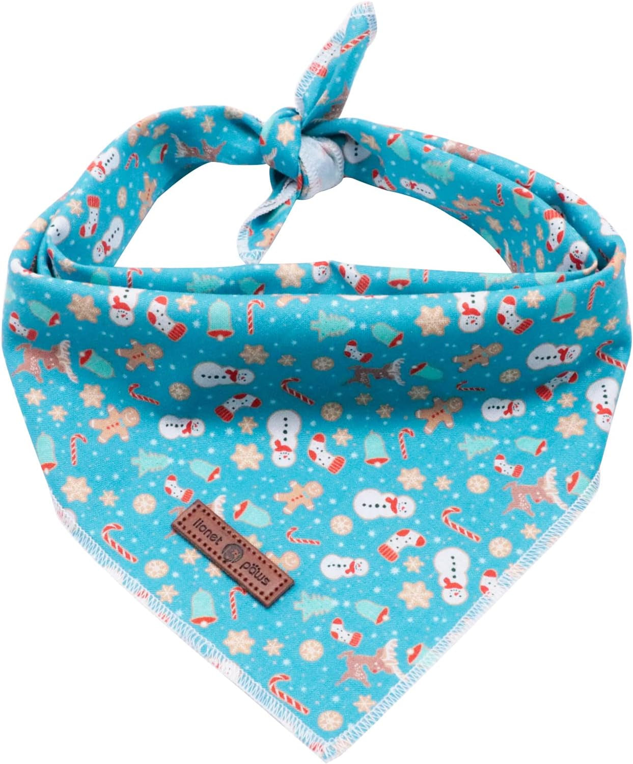 lionet-paws-dog-bandana-for-small-medium-large-dogs-cat-kerchief-blue-doit-triangle-bibs-scarf-for-girl-or-boy