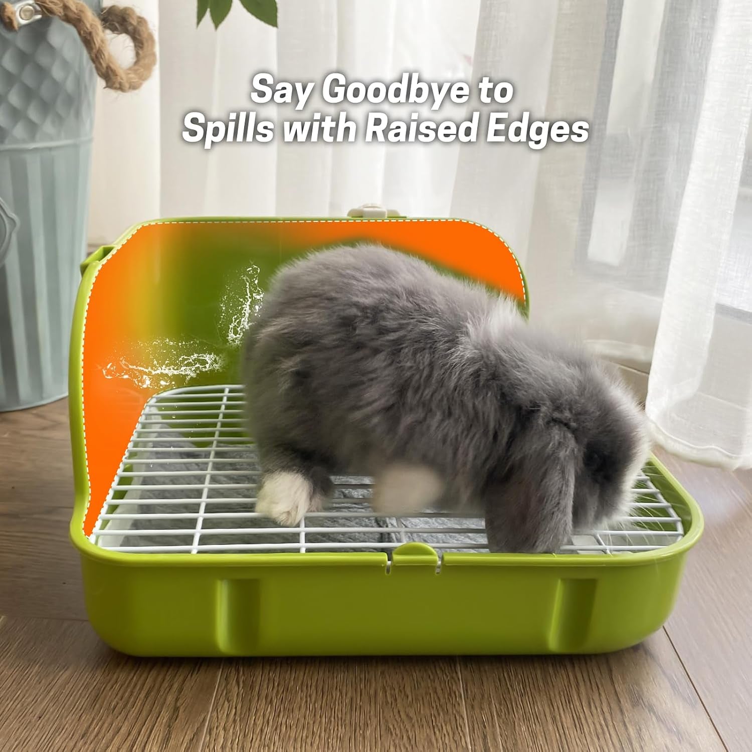 rabbit-litter-box-bunny-litter-box-guinea-pig-potty-trained-square-small-animal-toilet-potty-pan-for-rabbit-guinea-pig-ferret-hamster-chinchilla-grass-green