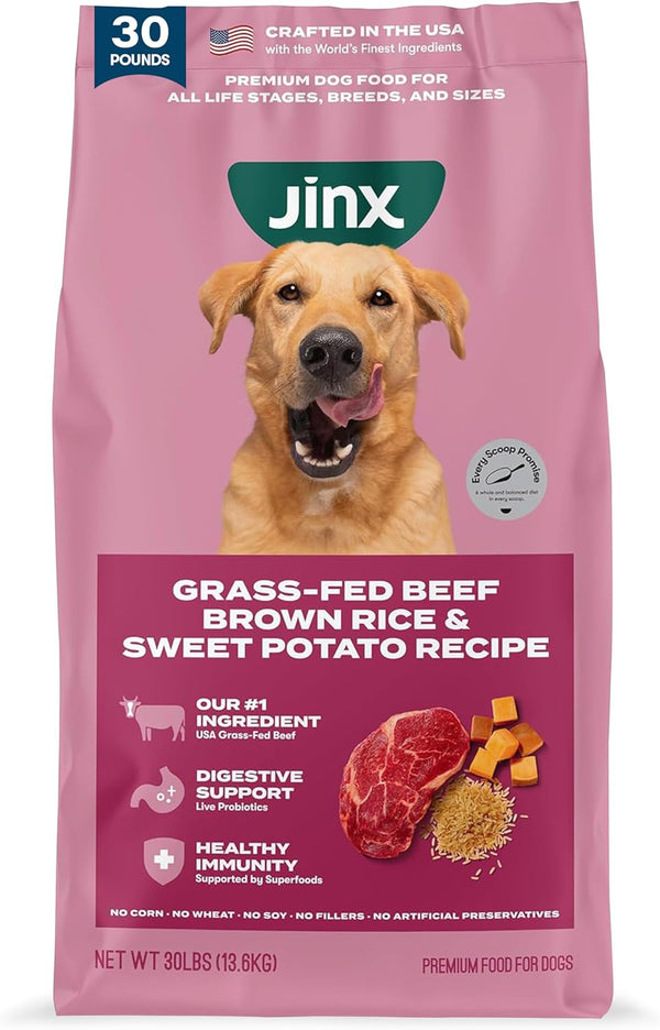 Jinx Dry Dog Food - Real Salmon, Brown Rice & Sweet Potato, 4Lb | Premium Kibble for Digestive Support & Healthy Immunity - No Fillers, All Lifestages (Puppy, Adult & Senior), Breeds & Sizes16