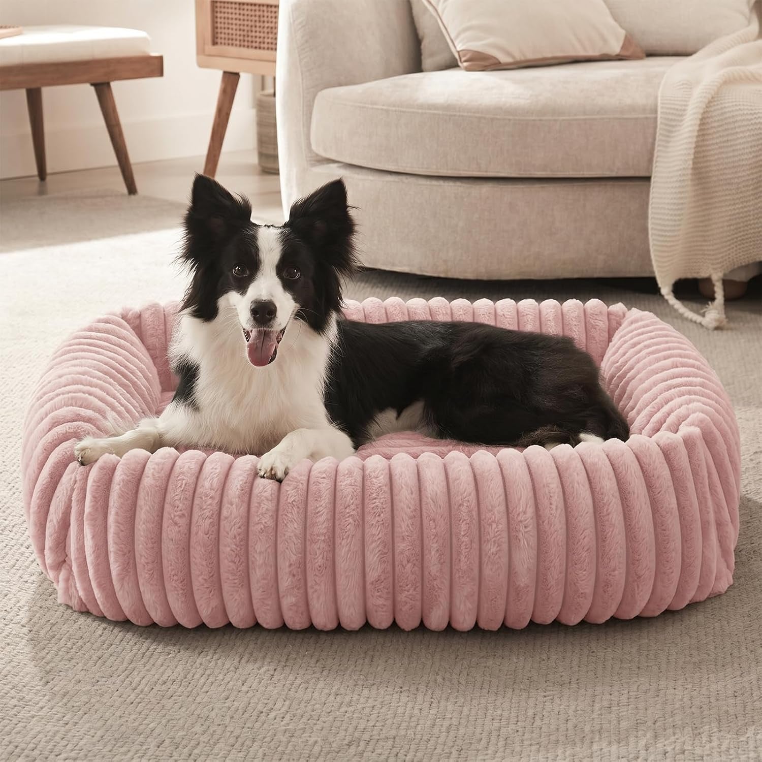 furtime-dog-bed-for-small-dogs-cat-beds-for-indoor-cats-washable-orthopedic-rectangle-soft-calming-puppy-bed-with-removable-cover-durable-pet-cuddler-with-anti-slip-bottom-grey-s-20x19x6