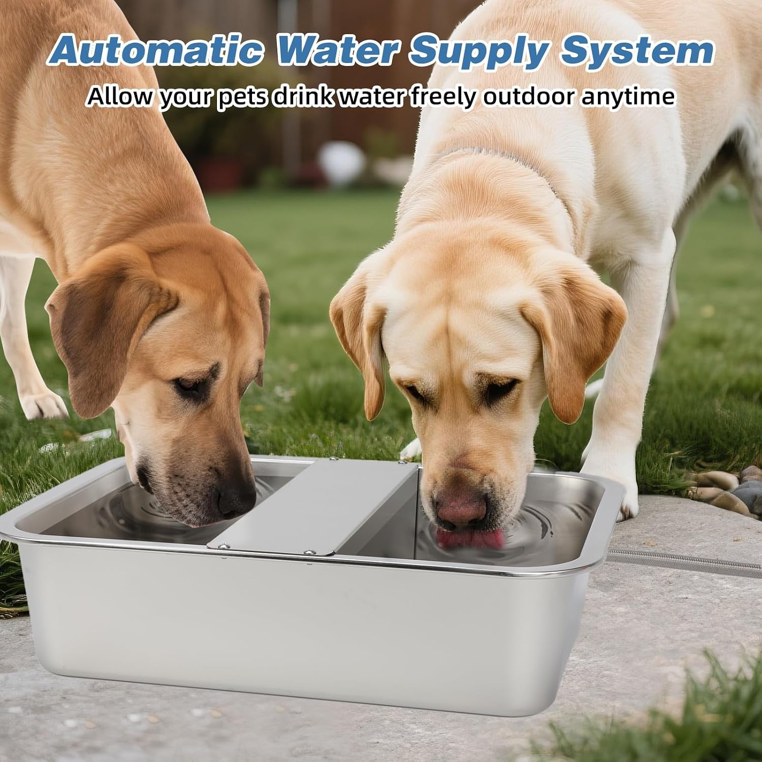 yuepet-3-gallon-automatic-dog-water-bowl-dispenser-for-large-dogs-outdoor-auto-fill-dog-water-bowl-dispenser-stainless-steel-auto-dog-waterer-with-float-valve-extra-large-for-dogs-pets-animals