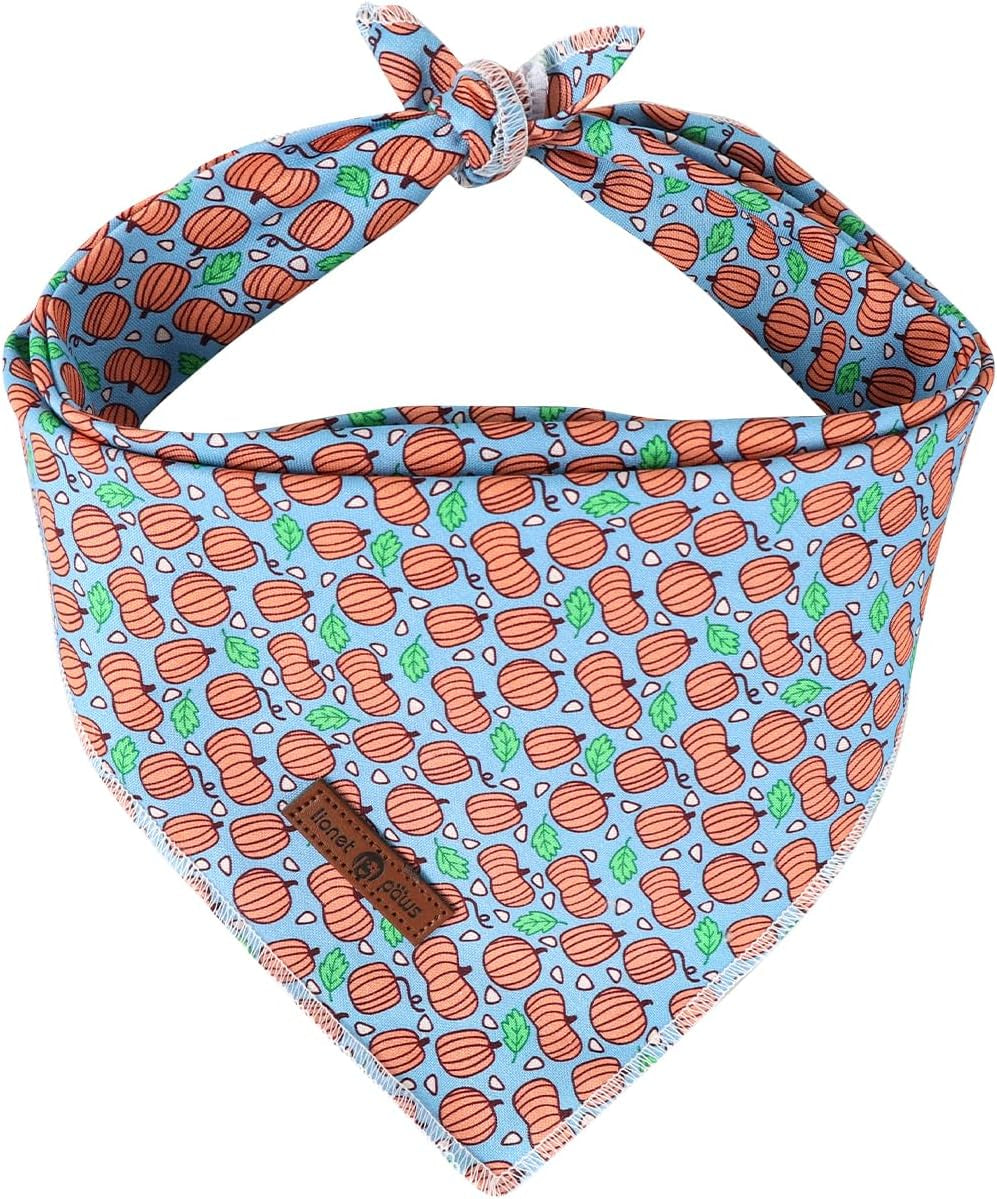 lionet-paws-dog-bandana-for-small-medium-large-dogs-cat-kerchief-blue-doit-triangle-bibs-scarf-for-girl-or-boy